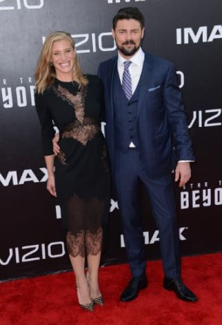 Hunter Urban's father, Karl Urban and his ex-Girlfriend, Katee Sackhoff.